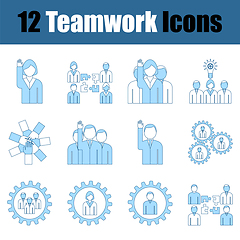 Image showing Teamwork Icon Set