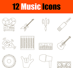 Image showing Music Icon Set