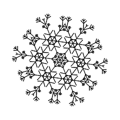 Image showing Snowflake Icon