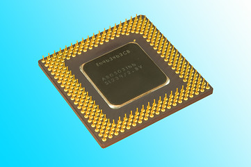 Image showing Processor blue