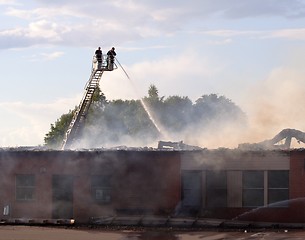 Image showing Fire ladder