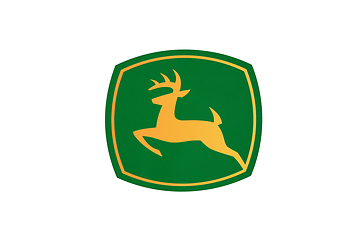 Image showing John Deere Logo on White Background