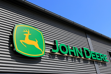 Image showing John Deere Logo on Building Wall 