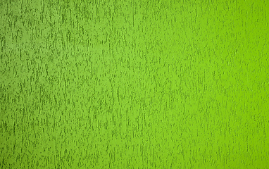 Image showing green wall plastered