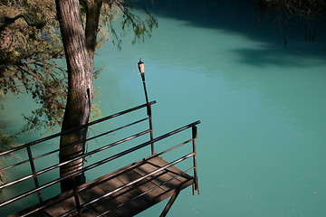 Image showing Dive into the river