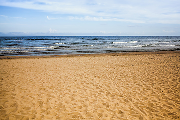 Image showing small waves on the Baltic sea