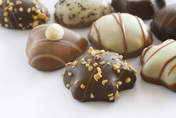 Image showing Cute christmas chocolates