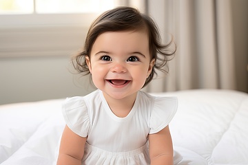 Image showing Portrait of cute baby