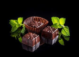 Image showing Delicious chocolate candies