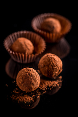 Image showing Sweet chocolate balls