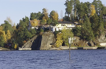 Image showing House near the sea