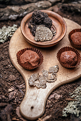 Image showing Balls of truffles