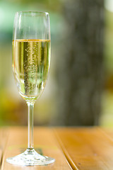 Image showing champagne glass