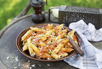 Image showing Pasta bolognese 