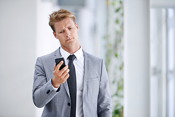 Image showing He has a drive for business. A young businessman standing in the workplace.