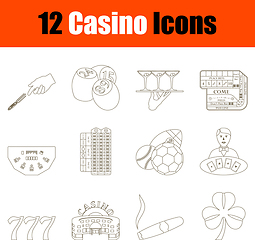 Image showing Casino Icon Set