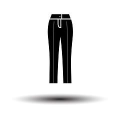 Image showing Business Woman Trousers Icon