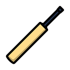 Image showing Cricket Bat Icon