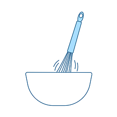 Image showing Corolla Mixing In Bowl Icon