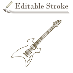 Image showing Electric Guitar Icon