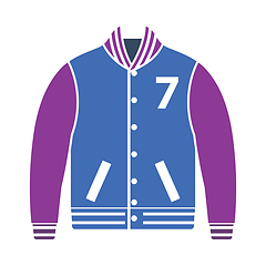 Image showing Baseball Jacket Icon