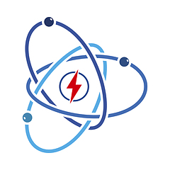 Image showing Atom Energy Icon