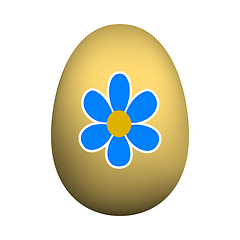 Image showing Easter Egg With Ornate Icon