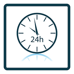 Image showing 24 Hours Clock Icon