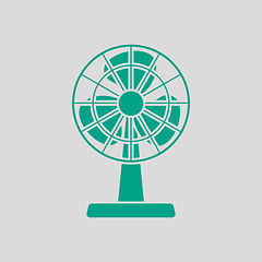 Image showing Electric Fan Icon