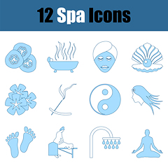 Image showing Spa Icon Set