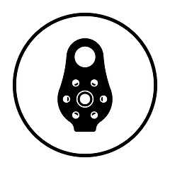Image showing Alpinist Pulley Icon