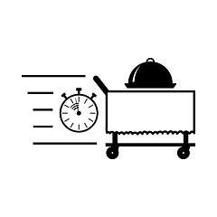 Image showing Fast Room Service Icon