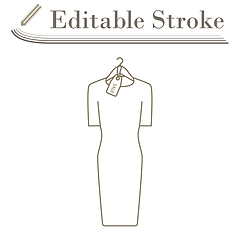 Image showing Dress On Hanger With Sale Tag Icon