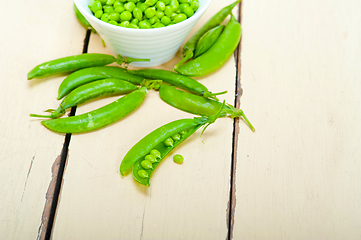 Image showing hearthy fresh green peas
