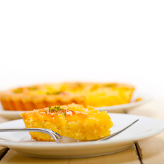 Image showing fresh pears pie dessert cake