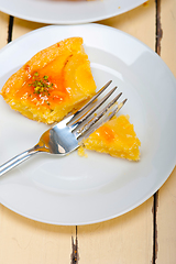 Image showing fresh pears pie dessert cake