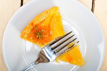 Image showing fresh pears pie dessert cake