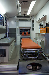 Image showing Interior of ambulance