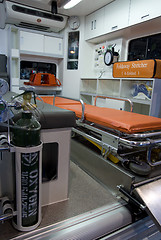 Image showing Interior of ambulance