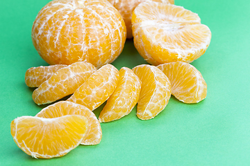 Image showing delicious tangerines or orange
