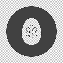 Image showing Easter Egg With Ornate Icon