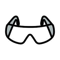 Image showing Icon Of Chemistry Protective Eyewear