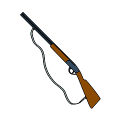 Image showing Icon Of Hunting Gun