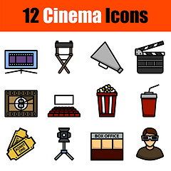 Image showing Cinema Icon Set