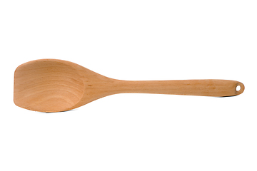 Image showing Close-up of wooden spoon