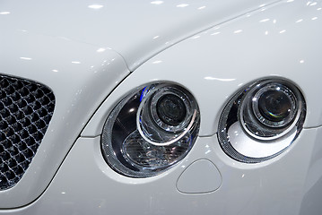 Image showing Front detail of luxury car