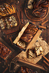 Image showing Still life of different type of babka