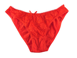 Image showing red panties