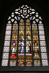 Image showing Religious stained glass