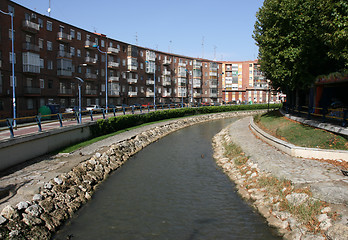 Image showing Valladolid and Pisuerga River